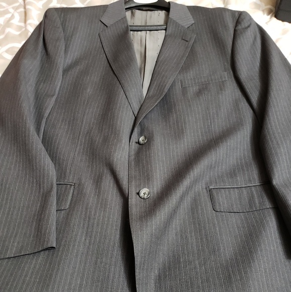 Joseph & Feiss Two Button Charcoal Pinstripe Suit - Picture 1 of 8